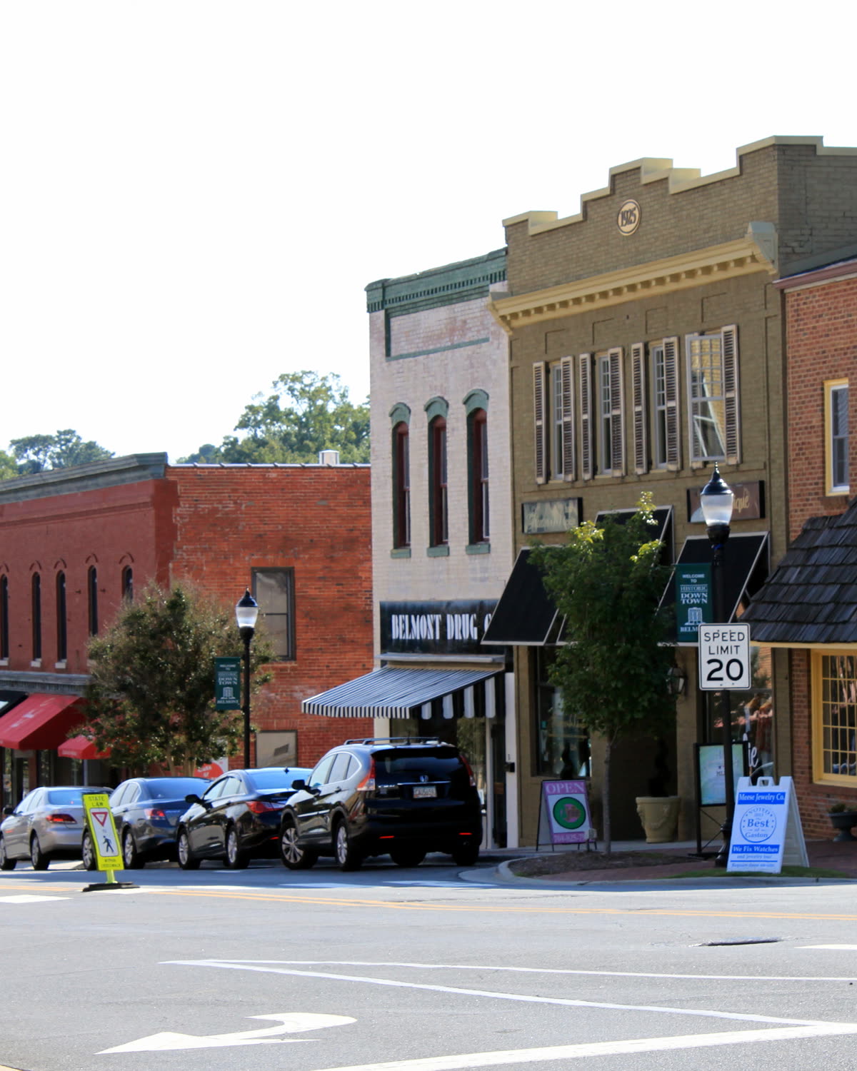 Historic downtown Belmont, NC