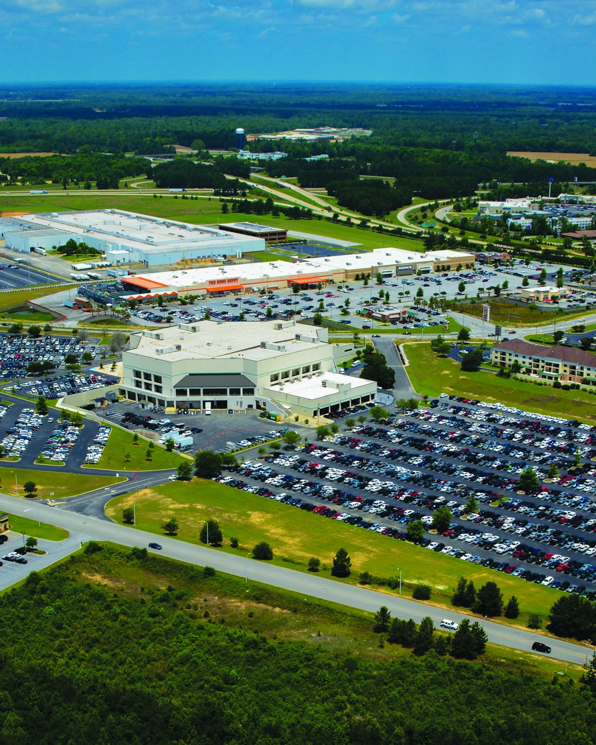 Aerial view of Florence, SC