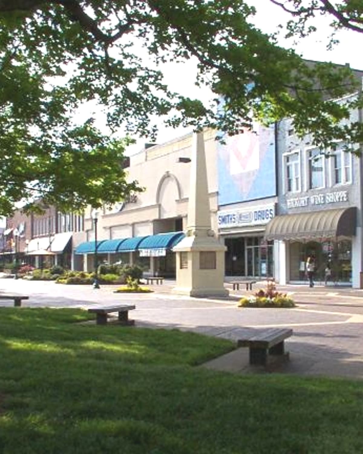Union Square in downtown Hickory, NC