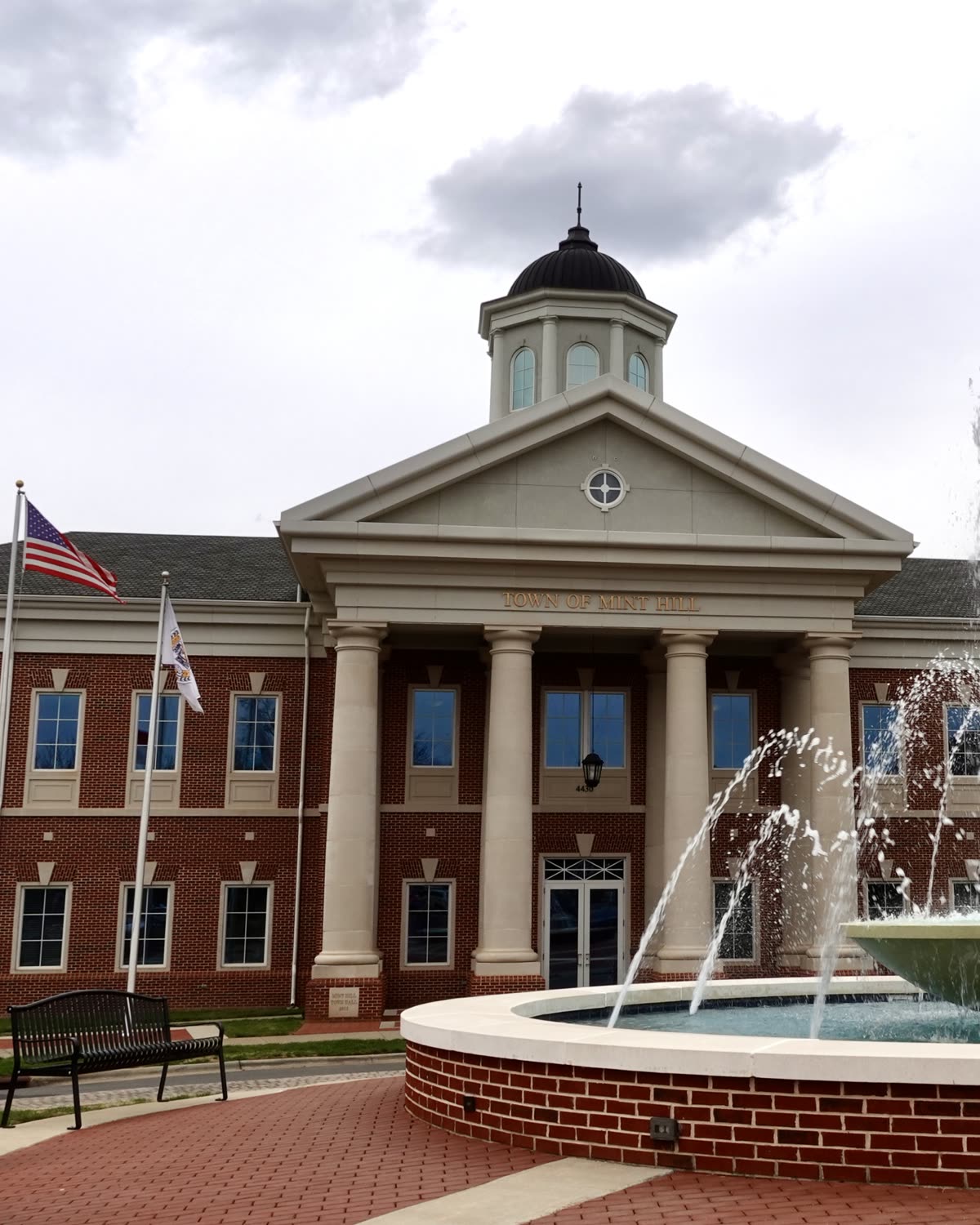Mint Hill Town Hall and Fountain, NC