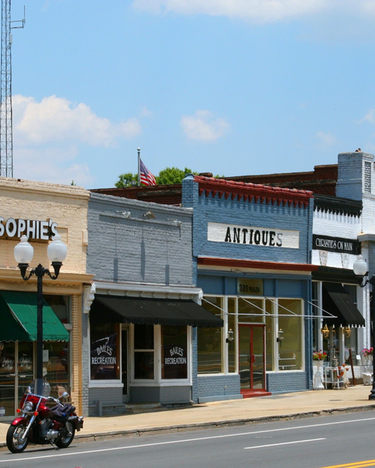 Main Street in Pineville, NC