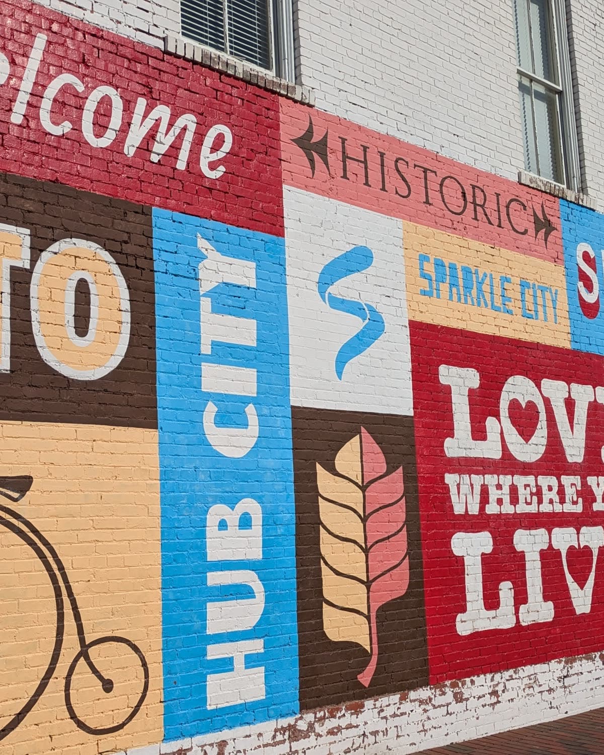 Mural in downtown Spartanburg, SC