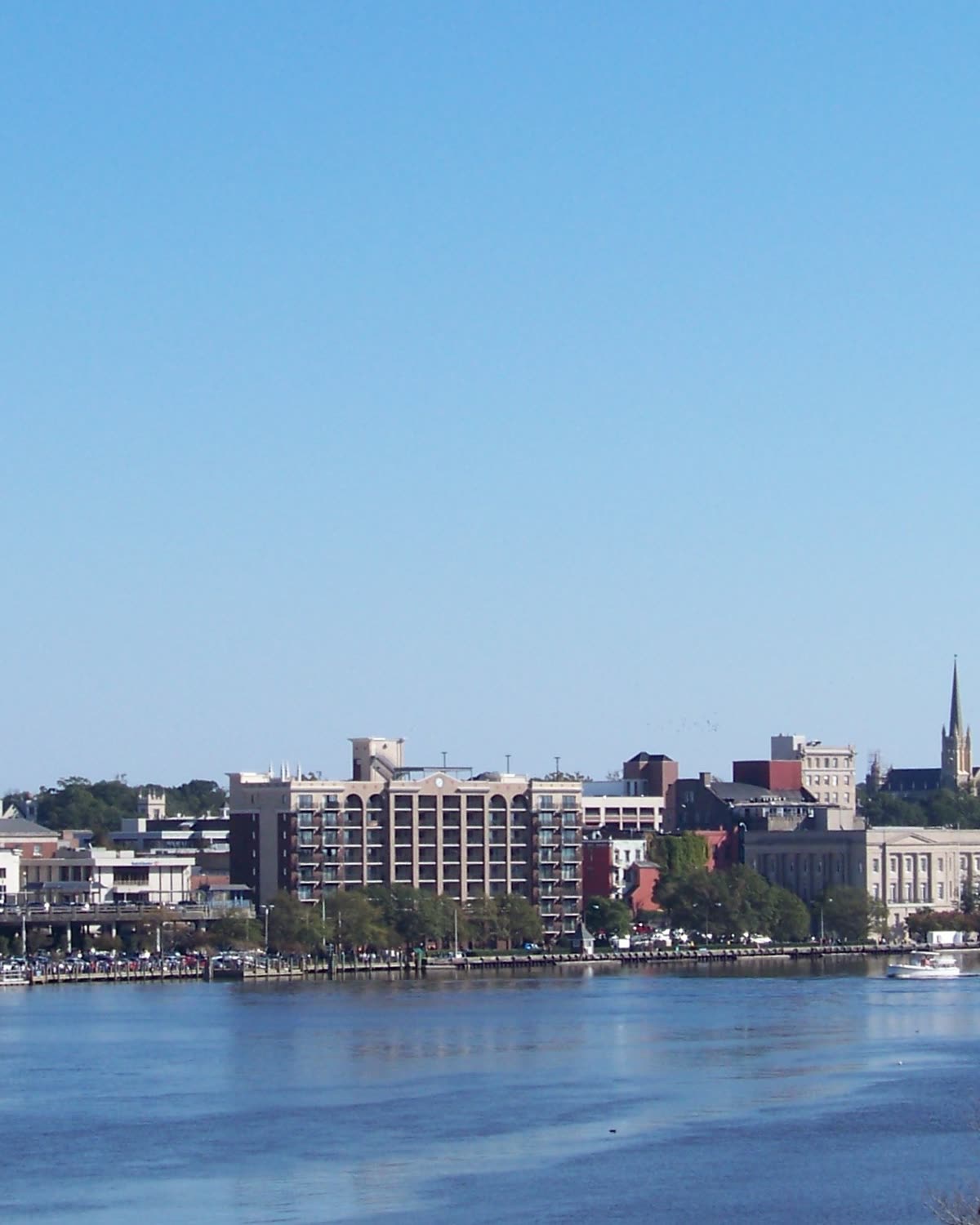 Downtown Wilmington, NC along the Cape Fear River