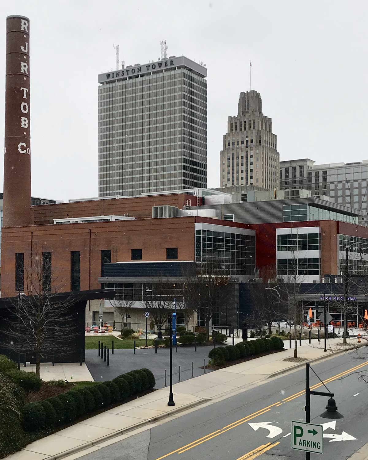 Downtown Winston-Salem, NC skyline