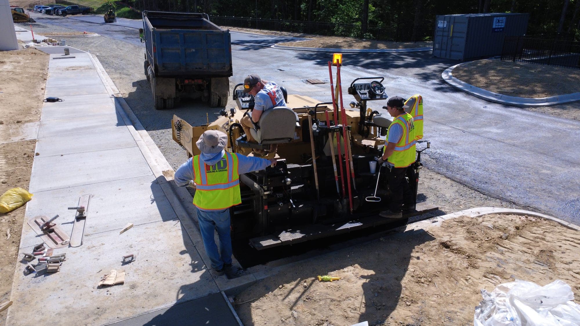 Belmont, NC, where HD Grading self-performs sitework