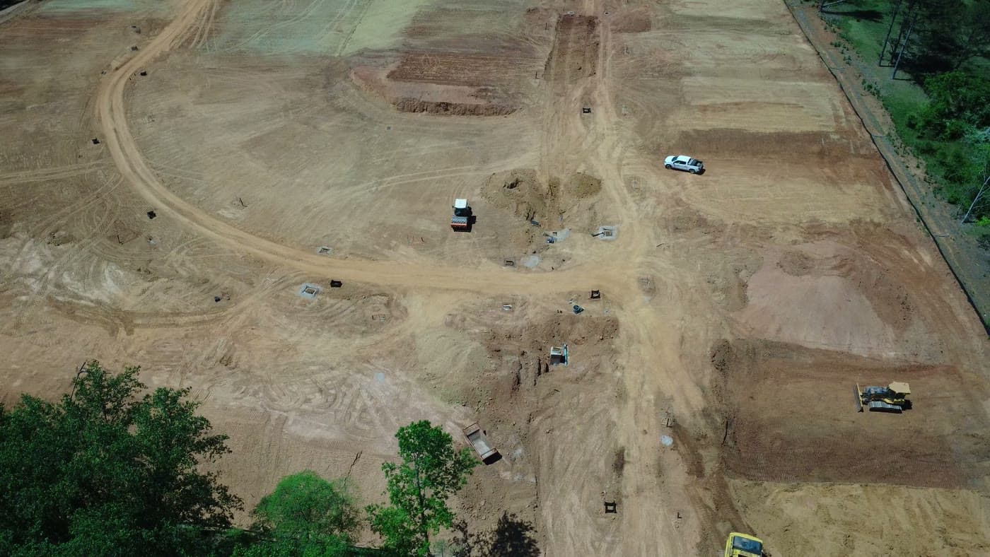 Completed HD Grading sitework projects across the Carolinas