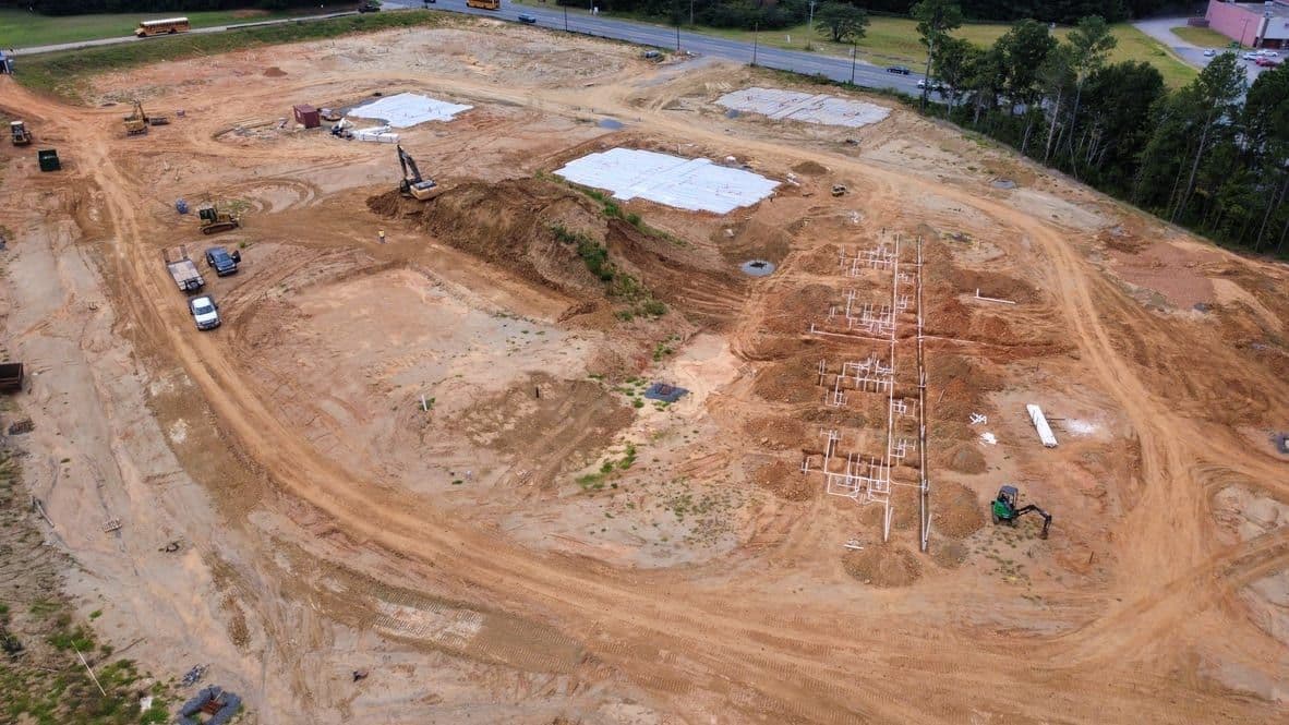 Apartment Complex: grading / erosion control by HD Grading in Rock Hill, SC